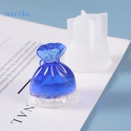 NAV Table Decoration Casting Silicone Mould DIY Crafts Purse Lucky Bag UV Epoxy Mold
