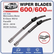 Front Wiper Blades For Mercedes Benz E Class W212 S212 2014 2015 2016 220 CDI Window Windshield Wind