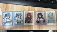 Hololive 收藏卡 簽名卡  星街彗星 寶鐘瑪琳 白上吹雪 蘿蔔子