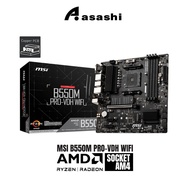 MSI B550M PRO-VDH WIFI AMD Socket AM4 M-ATX MOTHERBOARD WiFi-AC, Bluetooth 4.2