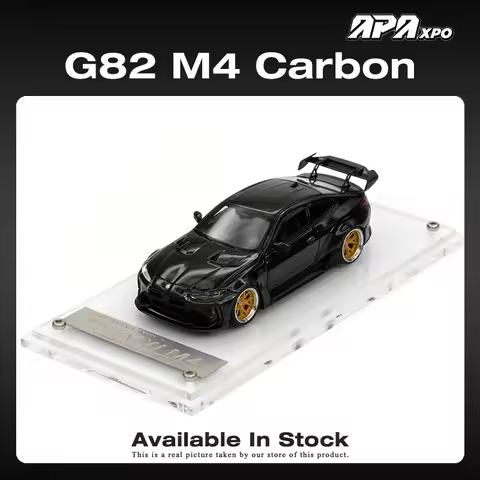 APA XPO SW In Stock 1:64 Foshan Limited Edition G82 M4 ALL CORBON Competition Diecast Diorama Car Mo