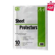 Sheet Protectors A4 10sheets/K2 PP Sheet Protectors/Green Cover /0.07mm