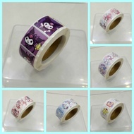 Cute /Kids/Sanrio/Kuromi/Hello Kitty/Cinnamon Dog/Melody/Sticker/500pcs/Roll/儿童最爱三丽鸥贴纸／玉桂狗／KT猫／库洛米／美