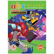 LB15 - 3 Transformers  Abc Colouring Book 16 Pages B5 Size