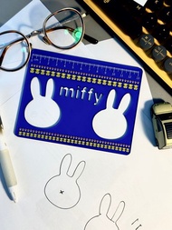 【Pinkoi x miffy】2025 米飛兔 Miffy文具系列繪畫間尺TWO MIFFY