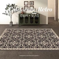 American Light Luxury Carpet Country Pastoral Living Room Bedside Blanket Retro Persian Coffee Table