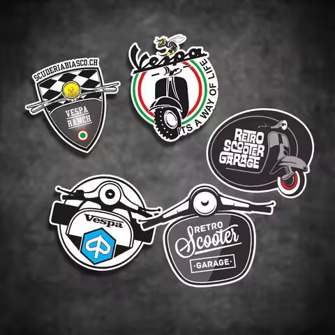 For PIAGGIO Liberty125 MP3 500 Medley Beverly 300 ZIP50 X7 X9 Motorcycle Stickers Retrofit Decal Wat