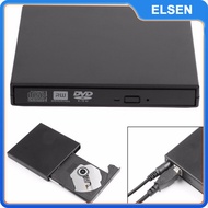 ELSEN External USB 2.0 External CD-RW/DVD-RW Drive CD DVD ROM