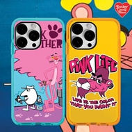 NEW "PINK PANTĤËŘ" DESIGNATED NEON PHONE CASE  FOR IP 6 UNTIL 15 PRO MAX