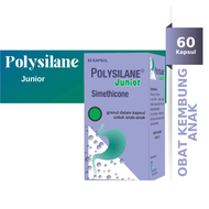 Polysilane Junior Isi 60 Kapsul - Obat Kembung Anak dan Dewasa