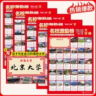 Famous School Target Wall Sticker Wall Chart 985/211 Elementary School High School College Entrance 