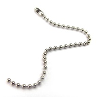 1000pcs 10cm 2.4mm STAINLESS STEEL Bead Ball Chain with Connector DIY