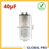 CBB61 Premium Air-Conditioner Capacitor (25uF / 30uF / 35uF / 40uF / 45uF / 50uF) 450V Running Capac