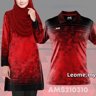 Baju Jersey Muslimah Murah Customized Sublimation Jersey Family Couple Shirt Baju Sedondon Tshirt Muslimah Jersey Plus Size Couple Set Jersey Microfibre Red Long Sleeve Men Women