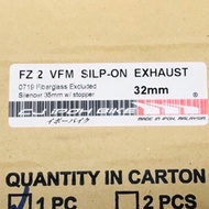 CJ IPOH EXHAUST VFM 32mm FZ150 V2/V3 NEW 2014-19y - Silencer 35mm