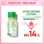 Glad2Glow Acne Drying Lotion Calms Acne Treatment Salicylic Acid Pimple Acne Patch  Scar Dark Spot