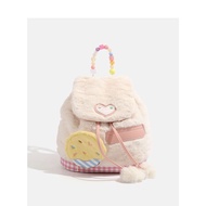 Cuvea Korres Sweet Girl Plush Backpack - Ideal for Students and Commuters