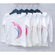 Cotong long-sleeved t-shirt for little girls 3m/6m/9m/12m/18m/2T/3T/4T/5T (genuine export product) (