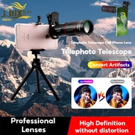 Camera Telescope Universal 64x25 Monocular HD Cell 28X 36X Optical Zoom Fisheye Phone Lens with Trip