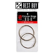 Circular Ring 2.37 inches 2 pieces 61mm Metal - School & Office Supplies - Filing