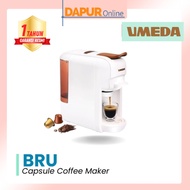 UMEDA BRU MESIN KOPI MULTI KAPSUL / NESPRESSO CAPSULE COFFEE MAKER (MESIN BRU SAJA))