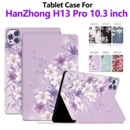 For HanZhong H13 Pro 10.3 inch 2024 High Quality PU Leather Sweatproof NonSlip Tablet Case hanzhong 