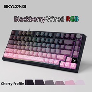 [SKYLOONG GK75 VIA] wired gaming mechanical keyboard 75% paired keyboard RGB backlit metal CNC knob 
