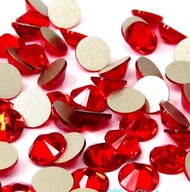 พลอยสวารอฟสกี้ 100 % พลอยก้นแบน Swarovski 2088 Xilion rose Light Siam (227) foiled 228pcs SS30 (6.4