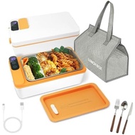 Cordless Electric lunch box, Battery Powered Heated Lunch Box，Food Heate 1L Adjustable heating time 
