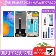 Original For Huawei Psmart 2021 / Huawei Y7A LCD Display Screen With Frame Display Touch Screen Part