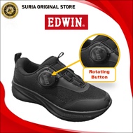 EDWIN ULTRALIGHT MESH ROTATE BUTTON SCHOOL SHOE EW3046 | KASUT SEKOLAH BUDAK EDWIN PUSING RINGAN
