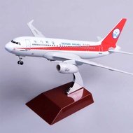18cm Simulation Sichuan Airlines Airbus A319 Airliner Model Aircraft Alloy Ornaments 8633 China Airc