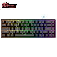 คีย์บอร์ดเกมมิ่ง Royal Kludge RK68 Wireless Gaming Keyboard มีสองสี ประกันศูนย์ 1ปี