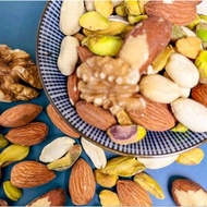 Lightly Roasted Heart Healthy Nut Mix (Unsalted) / Kacang Campur 5 Jenis Jantung Sihat - Nuts(150gm/