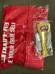 百威圍裙+開瓶器