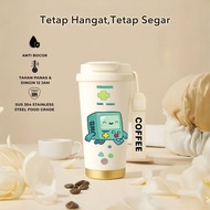 Tumbler BMO Adventure Time Cartoon | 500ml SUS 304 | 100% Leak-Proof | Heat & Cold Resistant 12 Hour