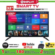 ✼﹉❉ [FreeKeyboard] NVISION 32 Inch SMART TV With YoutubeANDROID 9.0 System CCTV Monitor