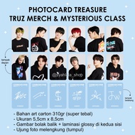 Photocard TREASURE TRUZ &amp; MYSTERIOUS CLASS Ver Premium Back And Forth Blunt End