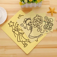 HI5BABY Kids Craft DIY Sand Painting Toys Children Crafts Doodle Art Sand Pictures Drawing Paper Edu
