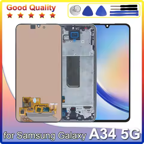 New Replacement for Samsung Galaxy A34 5G LCD Display Suitable for A34 5G A346E A346B A346M Mobile P