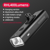 ROCKBROS Đèn trước xe đạp Đèn pha treo xe đạp bằng hợp kim nhôm chống thấm nước Type-C Sạc độ sáng c