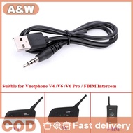 Helmet Inte Accessories USB Charging Cable For Ejeas Vnetphone V6 V4C V6C V6 Pro FBIM Motorcycle Hel