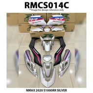 Cover Set NMAX V2 2020 Rapido BMW S1000RR SILVER NMAX Accessories Motor NMAX V2 2022 Body BMW S1K S1