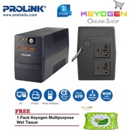 PROLiNK PRO700SFC 650VA UPS with AVR / Super Fast Charging 3-Year Warranty FREE 1 Pack Wet Tissue