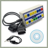 (QJWR) Auto Car OBD2 Break Out Box OBD2 Breakout Box OBD OBDII Protocol Detector Diagnostic Connecto