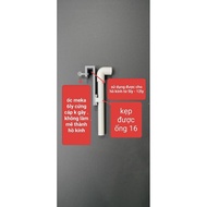 16mm pipe clamp for aquariums from 5mm to 12mm