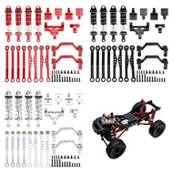 WPL C74 Metal Shock Absorber Suspension Seat Pull Rod Shock Tower Kit for WPL C64 C74-1 JA11 RC Car 