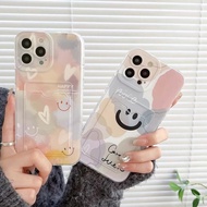 [1528] Smile Fashion Clear Slotcard Case For IPHONE 6+/6S+ 7 7PLUS Via CHAT)