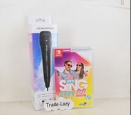 (全新送咪綿套 + MIC袋) NS Switch 超級歌聲 Let's Sing 2021 ( 麥克風套裝, 行貨中文版 ) - 首度收錄 梅艷芳 & 鄭秀文 & 陳奕迅 & 楊千嬅 & 王菀之 等