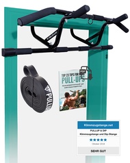 PULLUP & DIP Doorway Pull-Up Bar Without Screwing And No Slipping, Professional Door Frame Chin-Up B